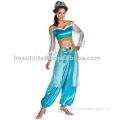 Hot sale custom-made cheap princess jasmine costume/Aladdin Jasmine Deluxe Costume jasmine costumes